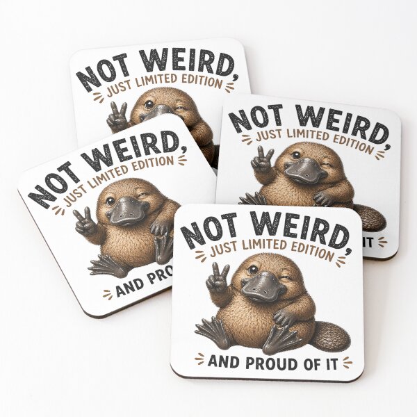 Item preview, Funny Platypus Not Weird Just Limited Edition  designed and sold by Piccologifts.