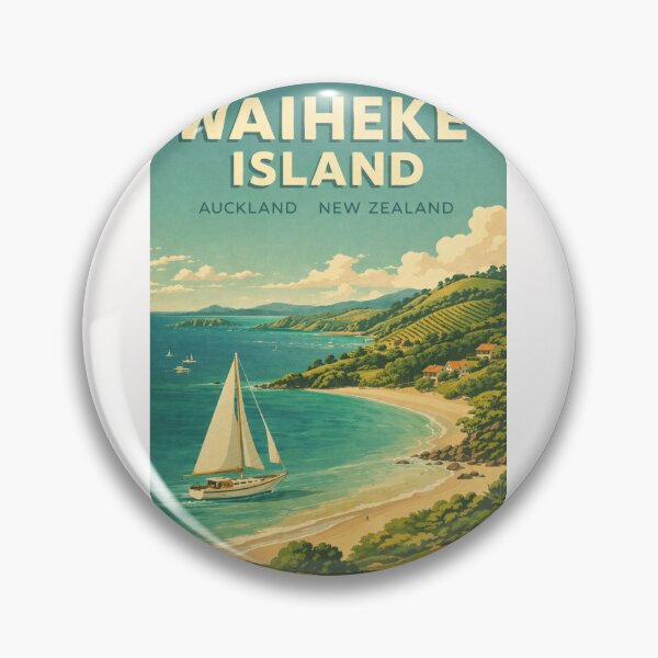 Item preview, Waiheke Island Auckland Hauraki Gulf Oneroa Bay Vineyard Coast Escape designed and sold by Places On Earth.