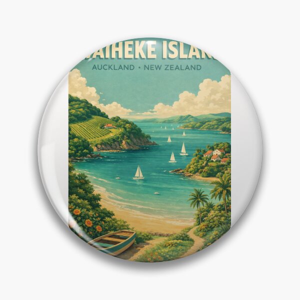 Item preview, Waiheke Island New Zealand Onetangi Oneroa Rangitoto Gulf Retreat designed and sold by Places On Earth.