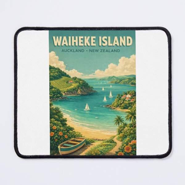 Item preview, Waiheke Island New Zealand Onetangi Oneroa Rangitoto Gulf Retreat designed and sold by Places On Earth.
