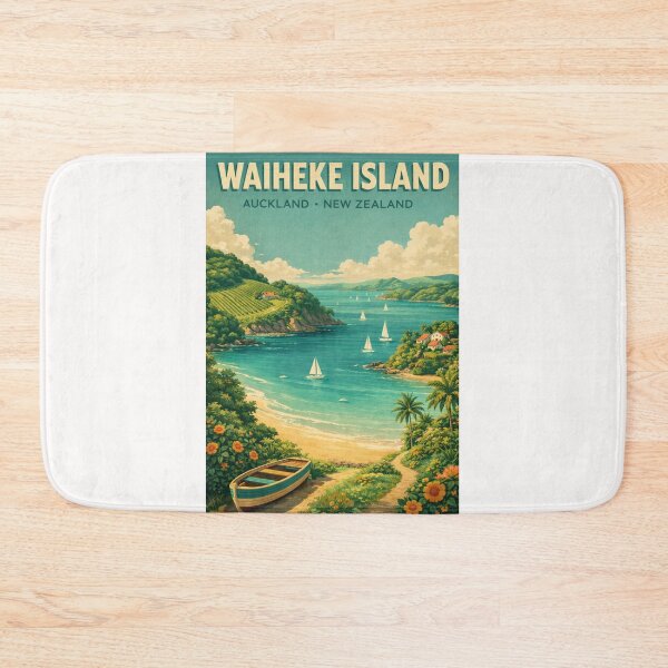 Item preview, Waiheke Island New Zealand Onetangi Oneroa Rangitoto Gulf Retreat designed and sold by Places On Earth.