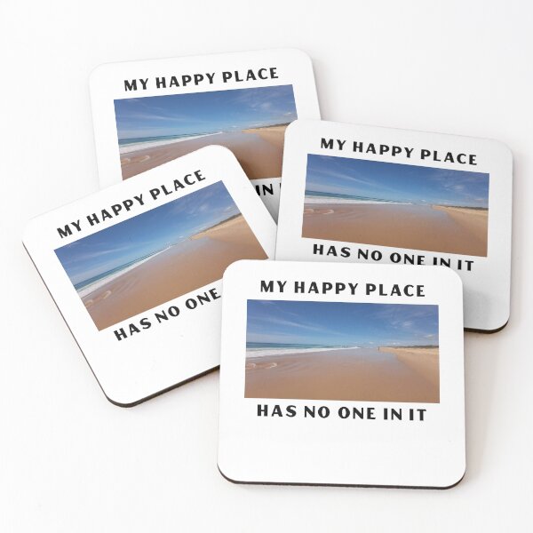 Item preview, My Happy Place Has No One In It Beach Landscape Scenery Photograph designed and sold by Massara6.