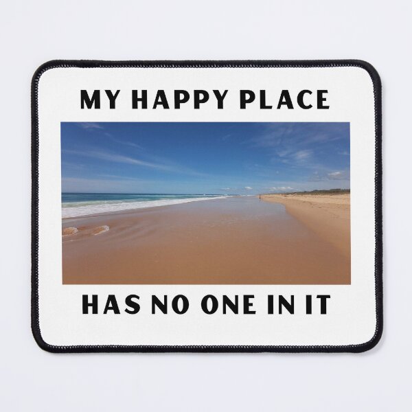 Item preview, My Happy Place Has No One In It Beach Landscape Scenery Photograph designed and sold by Massara6.