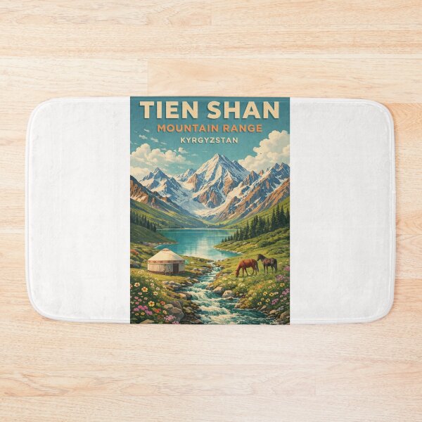 Item preview, Tien Shan Kyrgyzstan Issyk Kul Ala Too Alpine Silk Road Highlands designed and sold by Places On Earth.