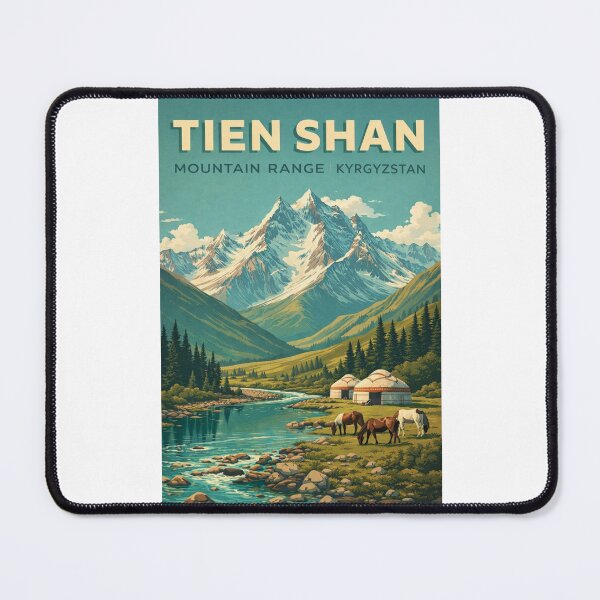 Item preview, Tien Shan Kyrgyzstan Khan Tengri Issyk Kul Naryn Alpine Frontier designed and sold by Places On Earth.