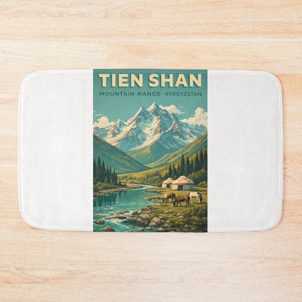 Item preview, Tien Shan Kyrgyzstan Khan Tengri Issyk Kul Naryn Alpine Frontier designed and sold by Places On Earth.