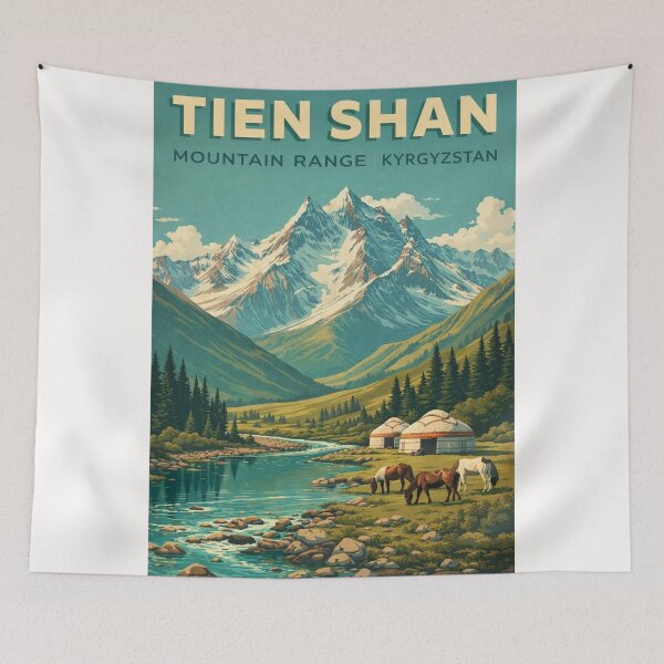 Item preview, Tien Shan Kyrgyzstan Khan Tengri Issyk Kul Naryn Alpine Frontier designed and sold by Places On Earth.
