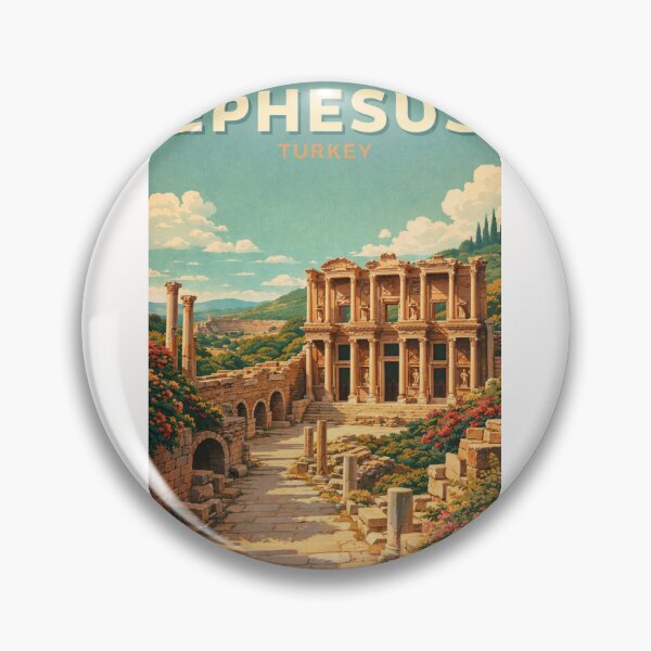 Item preview, Ephesus Turkey Library of Celsus Selcuk Aegean Roman Heritage designed and sold by Places On Earth.