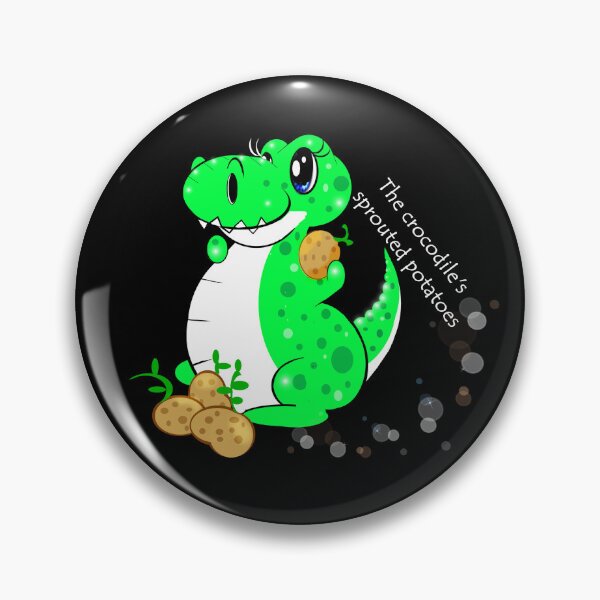 Item preview, The crocodile's sprouted potatoes designed and sold by Shirley cute art .