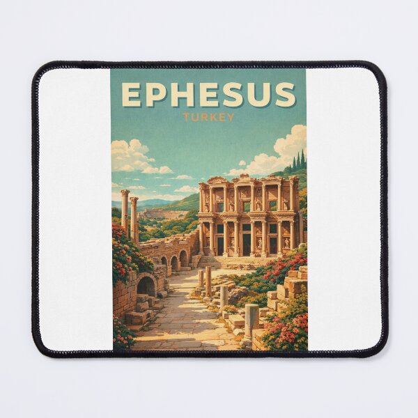 Item preview, Ephesus Turkey Library of Celsus Selcuk Aegean Roman Heritage designed and sold by Places On Earth.