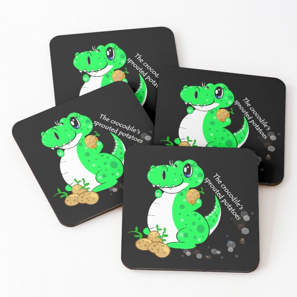 Item preview, The crocodile's sprouted potatoes designed and sold by Shirley cute art .