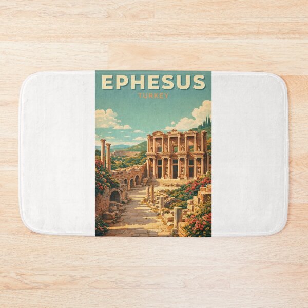 Item preview, Ephesus Turkey Library of Celsus Selcuk Aegean Roman Heritage designed and sold by Places On Earth.