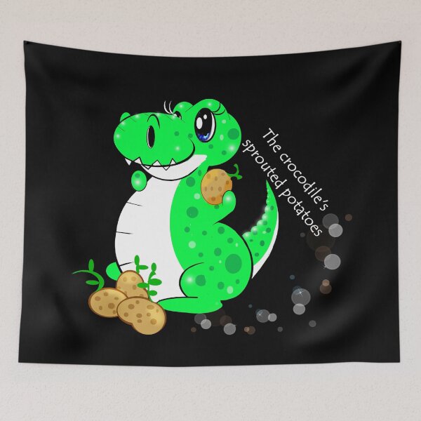 Item preview, The crocodile's sprouted potatoes designed and sold by Shirley cute art .