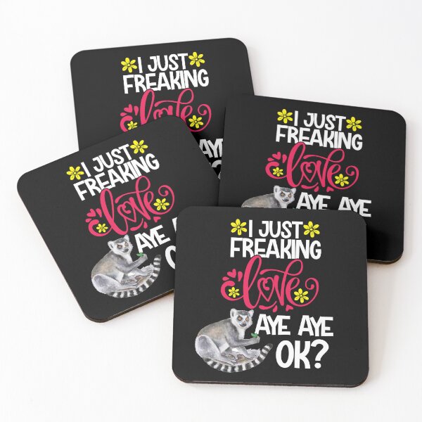 Item preview, I Just Freaking Love Aye Aye Ok designed and sold by CosmoKitsch.