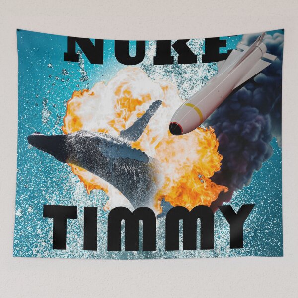 Item preview, Nuke Timmy The Whale / Blows Up Hope designed and sold by DerBruddler.