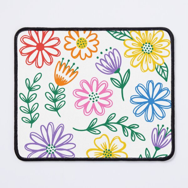 Item preview, colorful doodle Floral Pattern  designed and sold by jkrphoto.
