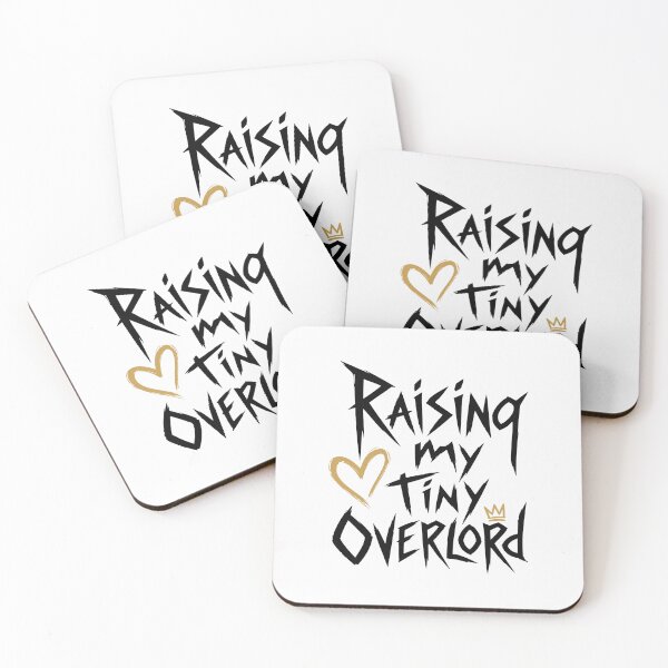 Item preview, Raising My Tiny Overlord: Funny New Parent & Baby Quote Art designed and sold by MalisoStickers.