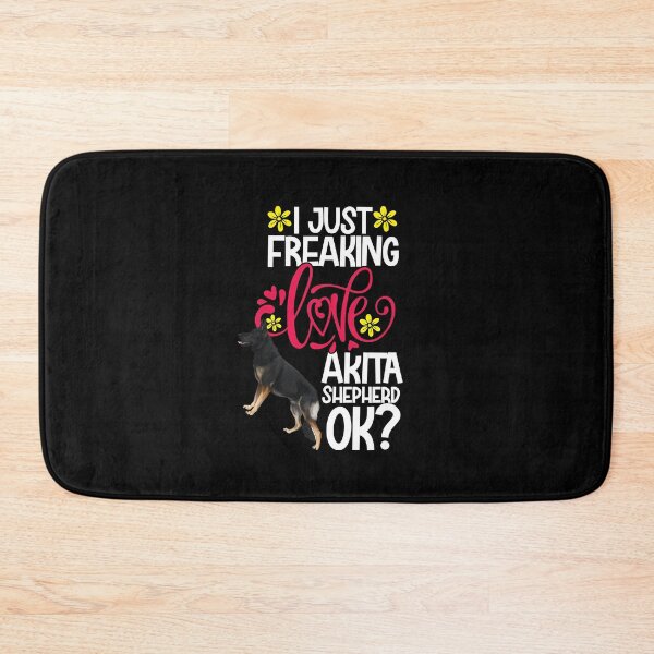 Item preview, I Just Freaking Love Akita Shepherd Ok designed and sold by CosmoKitsch.