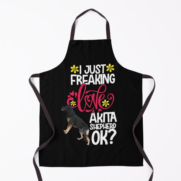 Item preview, I Just Freaking Love Akita Shepherd Ok designed and sold by CosmoKitsch.