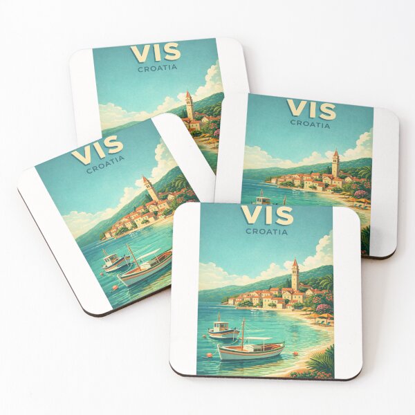 Item preview, Vis Croatia Dalmatia Adriatic Komiza Stiniva Island Coast Heritage designed and sold by Places On Earth.