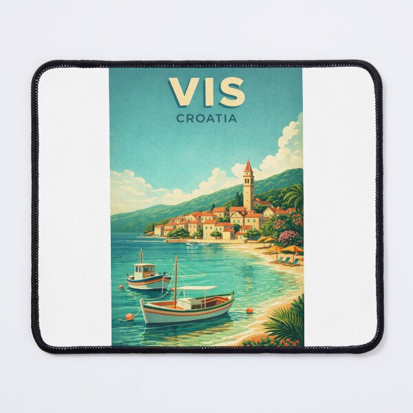 Item preview, Vis Croatia Dalmatia Adriatic Komiza Stiniva Island Coast Heritage designed and sold by Places On Earth.