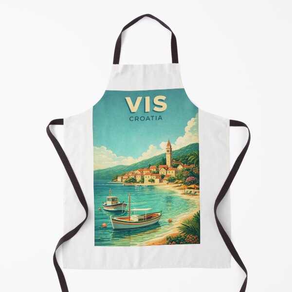 Item preview, Vis Croatia Dalmatia Adriatic Komiza Stiniva Island Coast Heritage designed and sold by Places On Earth.