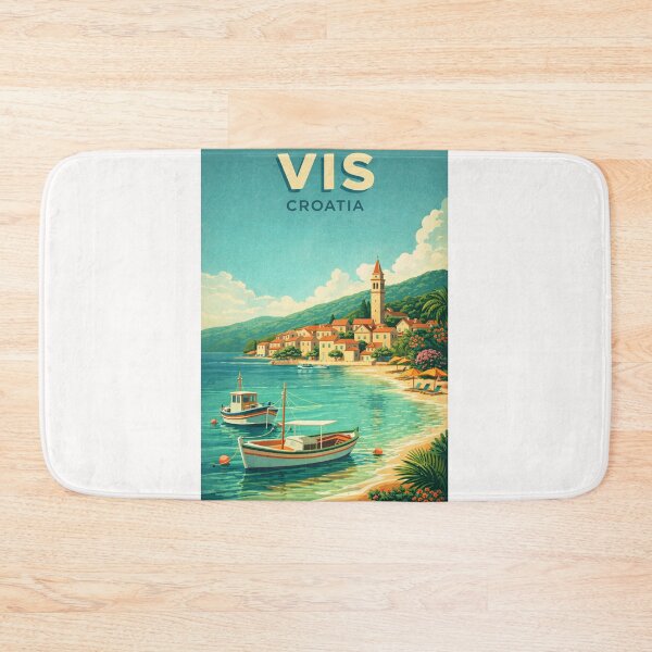 Item preview, Vis Croatia Dalmatia Adriatic Komiza Stiniva Island Coast Heritage designed and sold by Places On Earth.