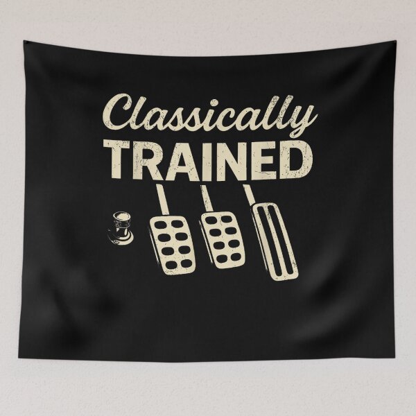Item preview, Classically Trained | Funny Manual Transmission Stick Shift Vintage Car designed and sold by Alluka Brand.