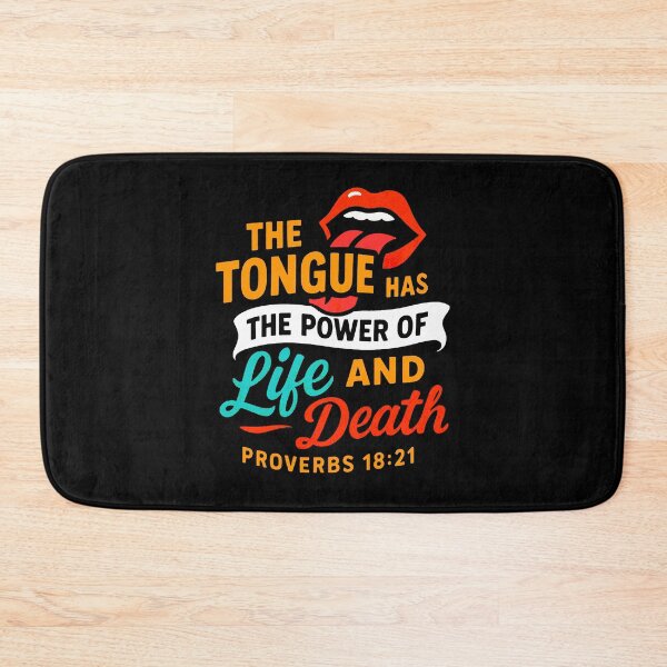Item preview, Proverbs 18:21 The Tongue Has The Power Of Life And Death designed and sold by plushism.