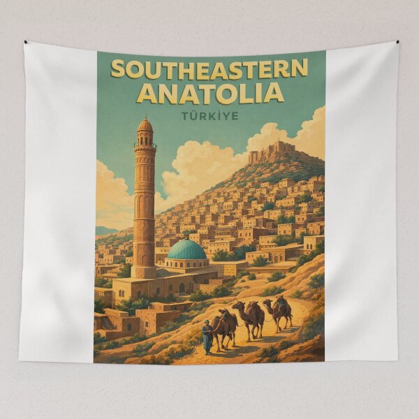 Item preview, Southeastern Anatolia Türkiye Mardin Göbekli Tepe Mesopotamia Silk Road Cities designed and sold by Places On Earth.