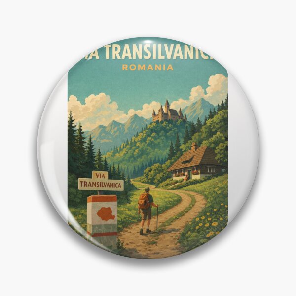 Item preview, Via Transilvanica Romania Carpathians Bran Bucovina Long Distance Heritage Trail designed and sold by Places On Earth.