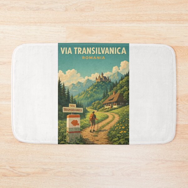 Item preview, Via Transilvanica Romania Carpathians Bran Bucovina Long Distance Heritage Trail designed and sold by Places On Earth.