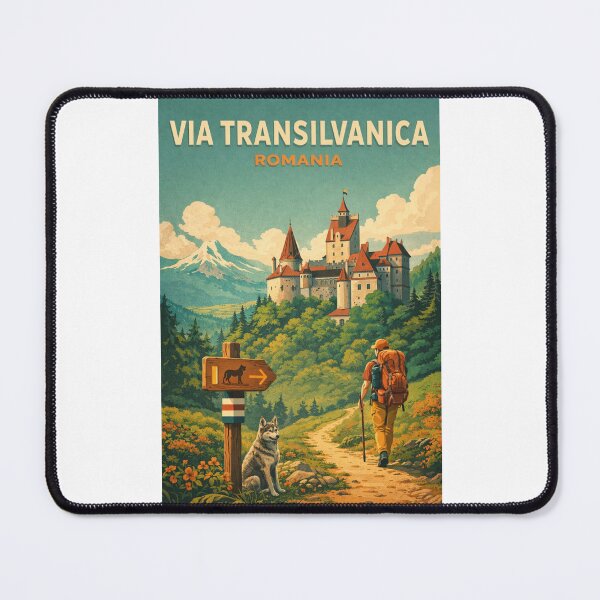 Item preview, Via Transilvanica Romania Transylvania Carpathians Bran Fortress Mountain Route designed and sold by Places On Earth.