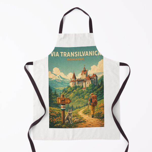 Item preview, Via Transilvanica Romania Transylvania Carpathians Bran Fortress Mountain Route designed and sold by Places On Earth.
