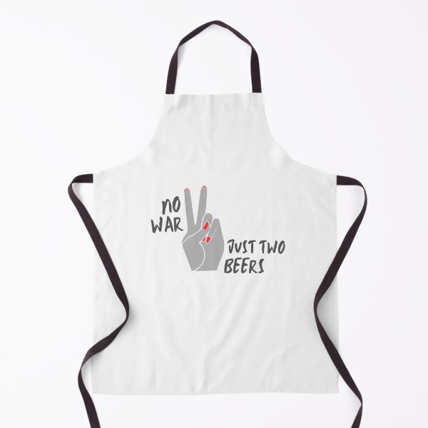 Item preview, No War Just Two Beers Peace Sign Design designed and sold by Everyday shop | Creativity first | Eastern Europe Style.