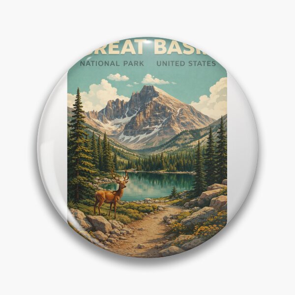 Item preview, Great Basin National Park Wheeler Peak Nevada Snake Range Alpine Wilderness designed and sold by Places On Earth.