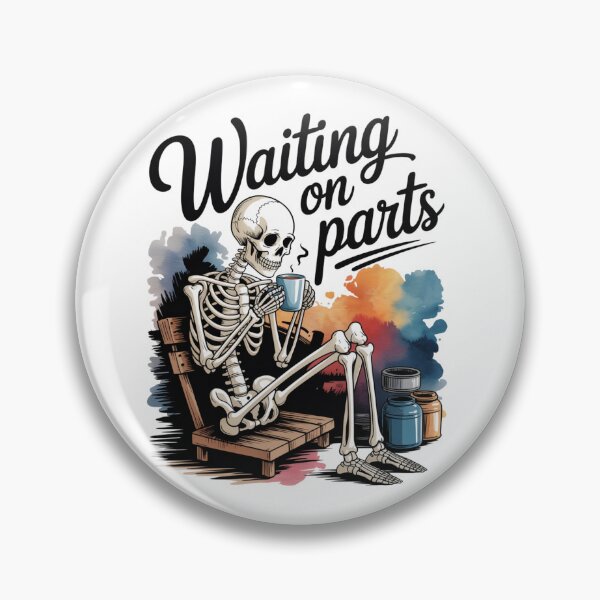 Item preview, Waiting On Parts — Skeleton Mechanic Coffee Shirt V31 designed and sold by DarylWelsh2024.