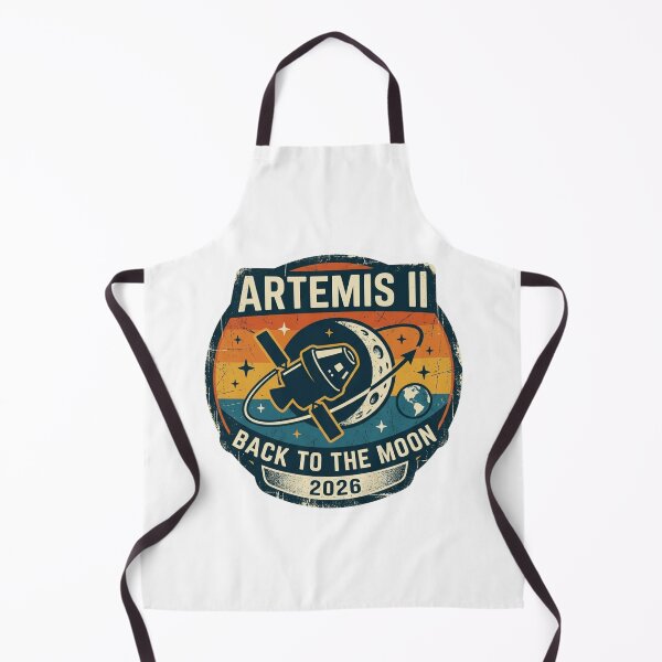 Item preview, Artemis II Mission 2026 Retro Moon designed and sold by designerr23 ⭐⭐⭐⭐⭐.