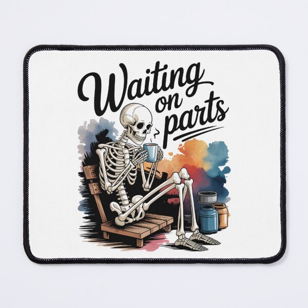 Item preview, Waiting On Parts — Skeleton Mechanic Coffee Shirt V31 designed and sold by DarylWelsh2024.