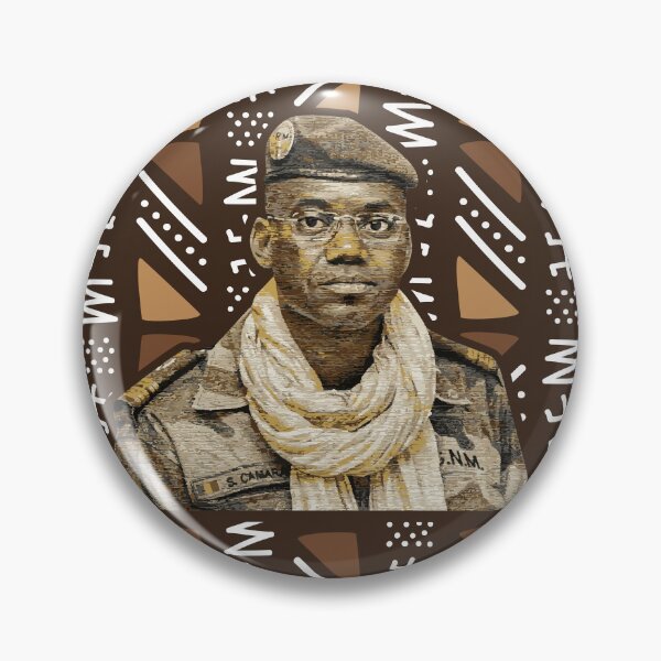 Item preview, Oil portrait - Malian officer designed and sold by Wolagno.