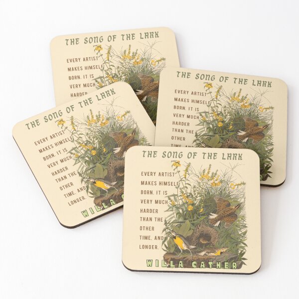 Item preview, Willa Sibert Cather quote: Every artist makes himself born. It is very much harder than the other time, and longer. designed and sold by artbleed.