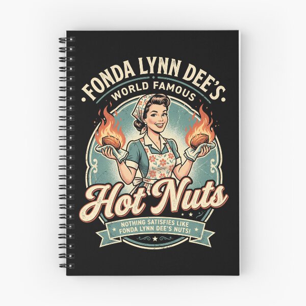 Item preview, Fonda Lynn Dees Hot Nuts Funny Vintage Retro Parody Tee designed and sold by ArcaneArtistry.