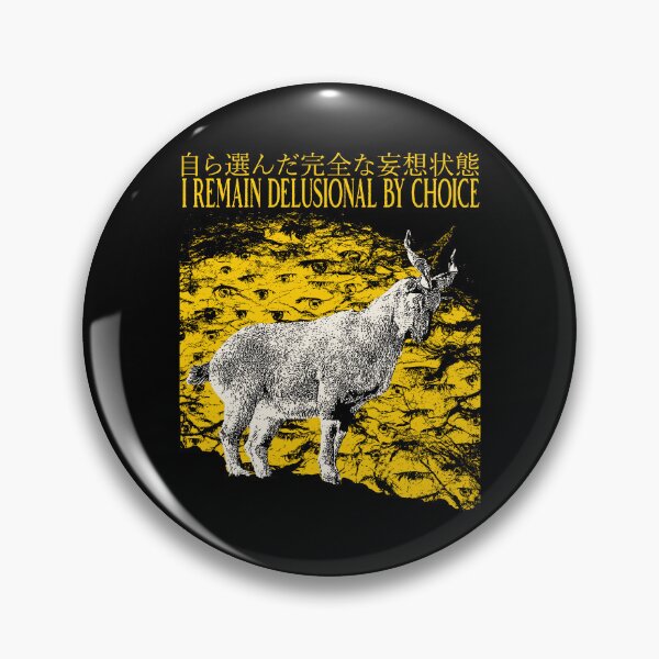 Item preview, I Remain Delusional By Choice Goat designed and sold by VintageMedatsu.