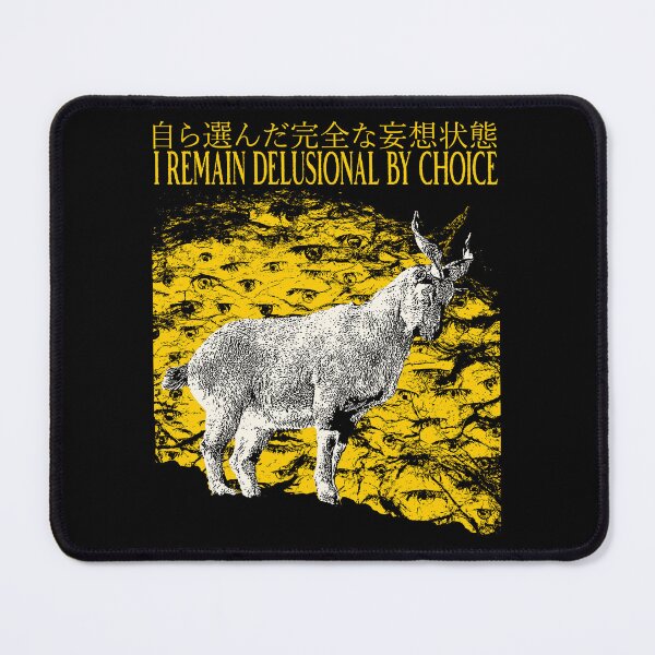 Item preview, I Remain Delusional By Choice Goat designed and sold by VintageMedatsu.