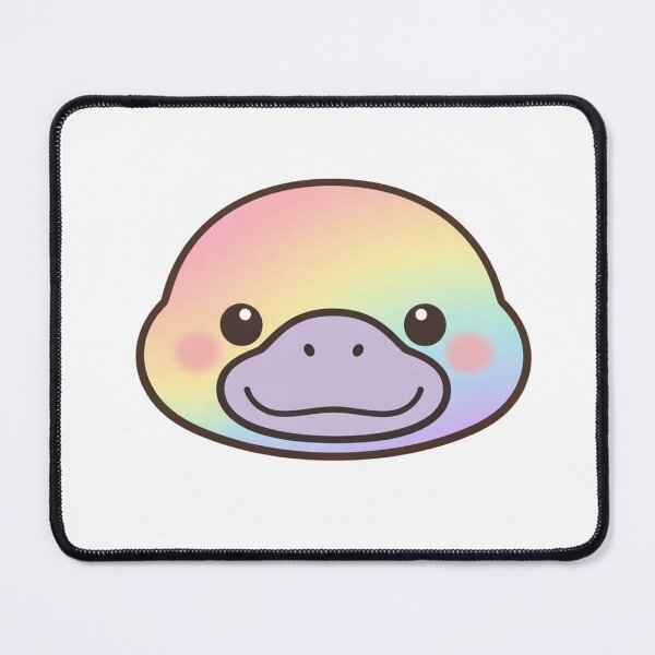 Item preview, Rainbow Cute Platypus Face Kawaii designed and sold by Owcomm.