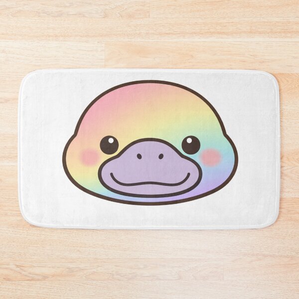 Item preview, Rainbow Cute Platypus Face Kawaii designed and sold by Owcomm.
