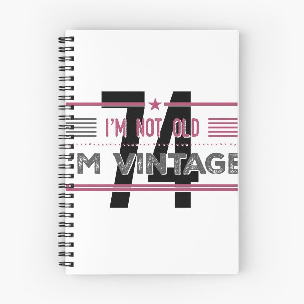 Item preview, 1974 I’m not Old I’m Vintage Typography  designed and sold by AshvaraGaming.