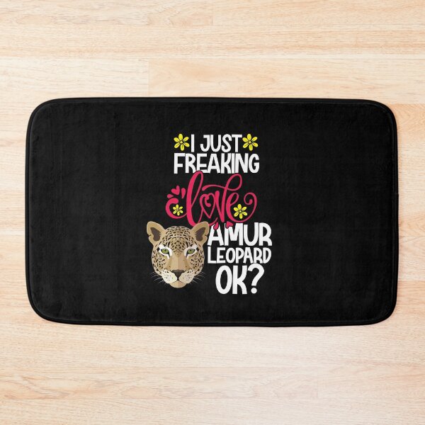 Item preview, I Just Freaking Love Amur Leopard Ok designed and sold by CosmoKitsch.