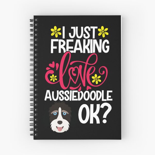 Item preview, I Just Freaking Love Aussiedoodle Ok designed and sold by CosmoKitsch.