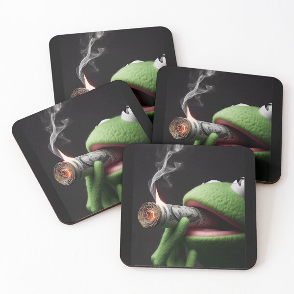 Item preview, Funny Kermit The Frog Smoking  designed and sold by carolcollins54.